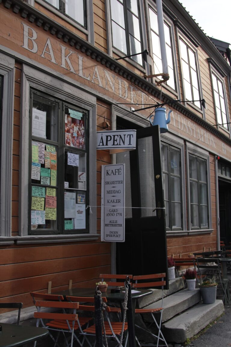 Inngangen til Baklandet Skydsstation